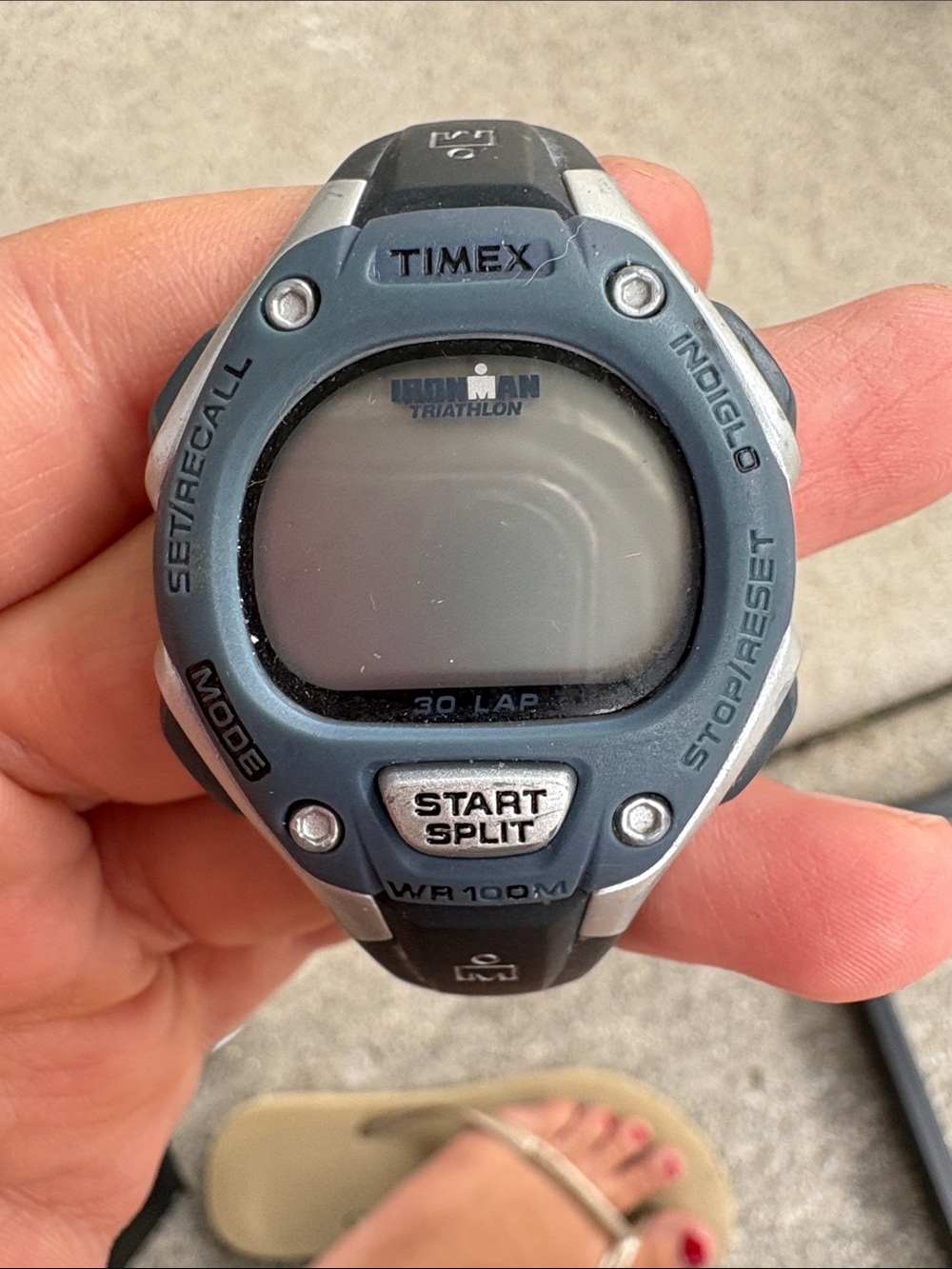 Timex Ironman Triathlon Blue and Black Digital Sports Watch